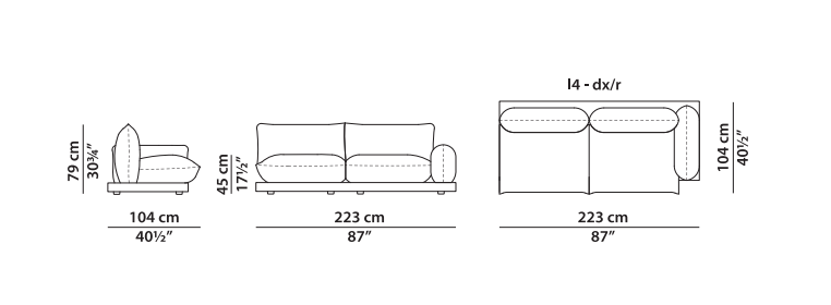 Baxter Aura Sofa