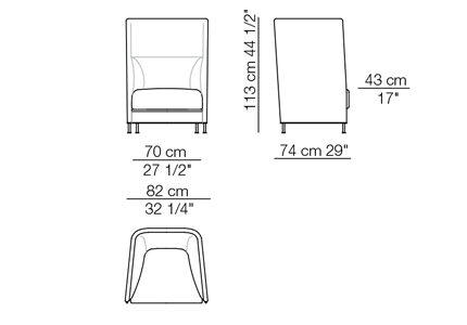 Arflex Algon Leisure Chair