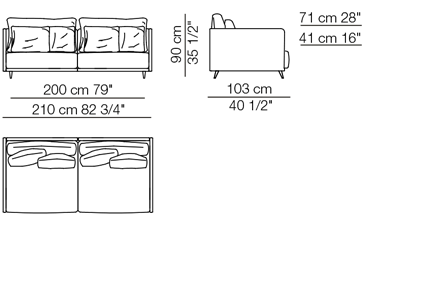 Arflex K2 Sofa