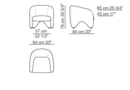 Arflex Yuzu Leisure Chair