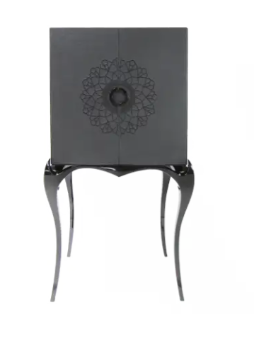 Alma De Luce Naperon Wine Cabinet
