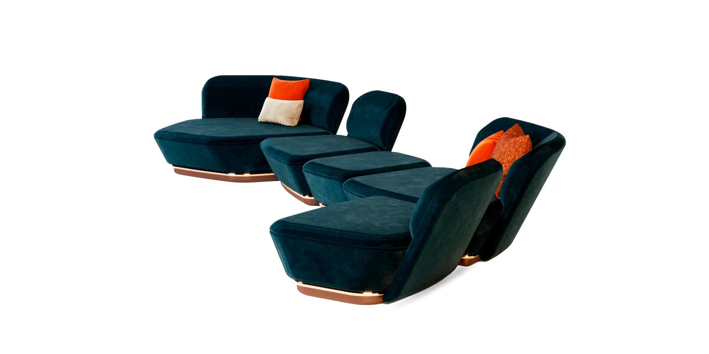 Alma De Luce Al-Hijr Modular Lt 03 Sofa