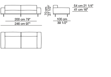 Arflex Naviglio Sofa