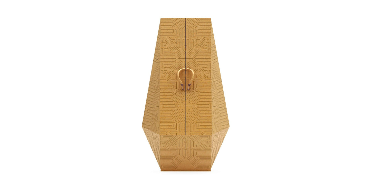 Alma De Luce Isis And Osiris Wine Cabinet