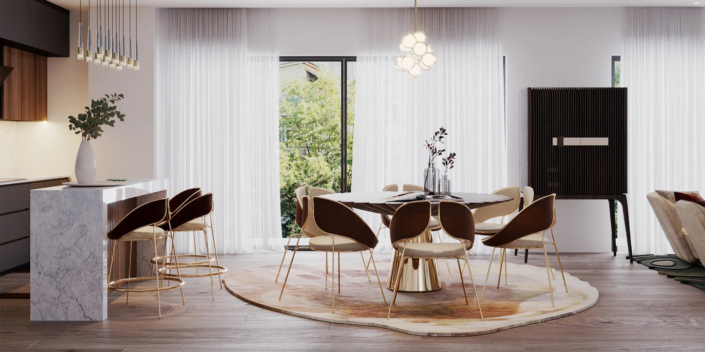 Alma De Luce Hyoku Bar Chair