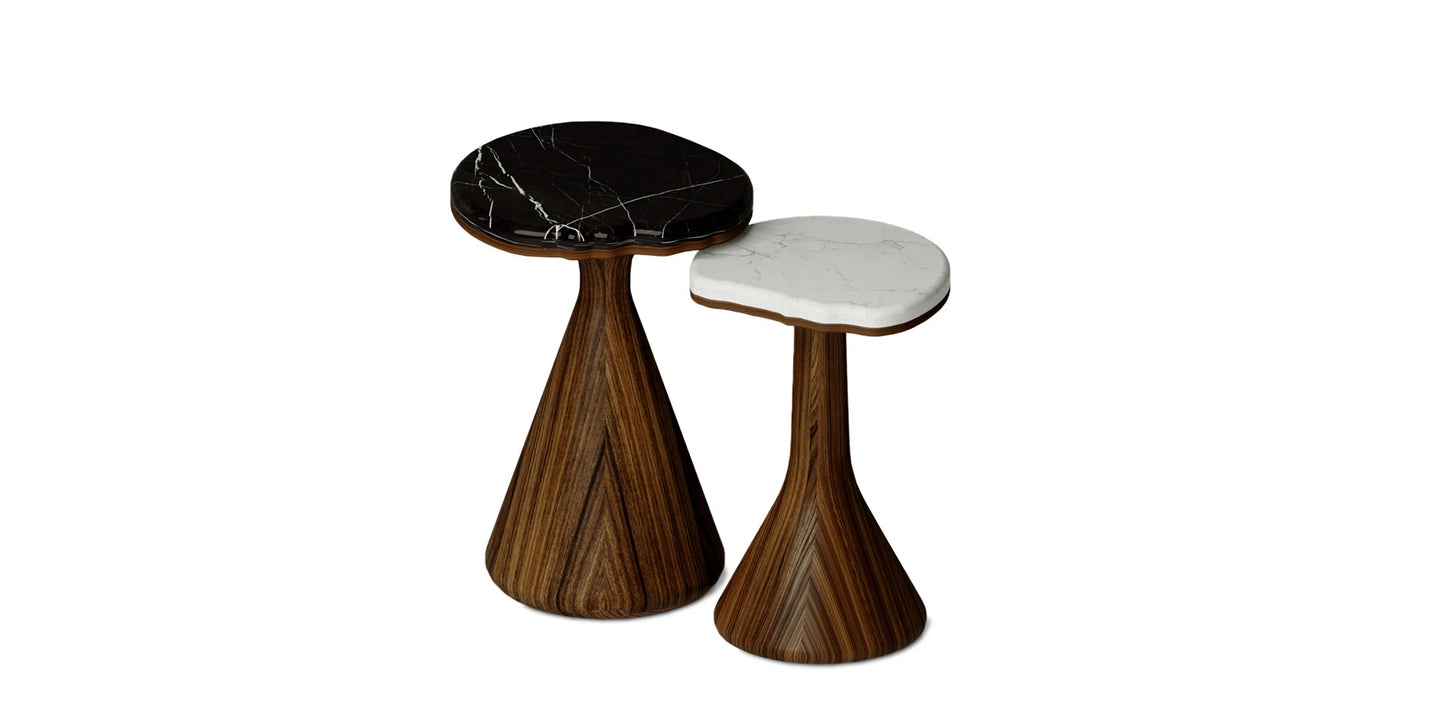Alma De Luce Ginkgo Side Table