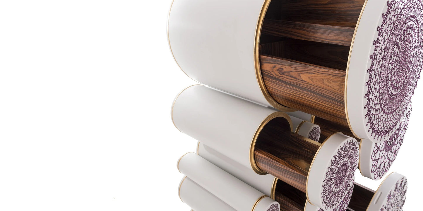 Alma De Luce Enxoval Wine Cabinet