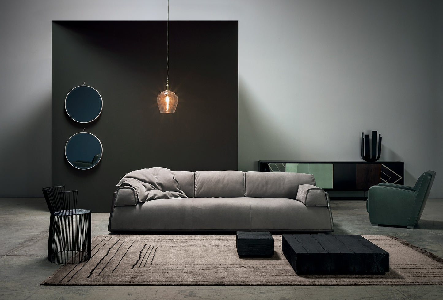 Baxter Hard & Soft Slim Sofa