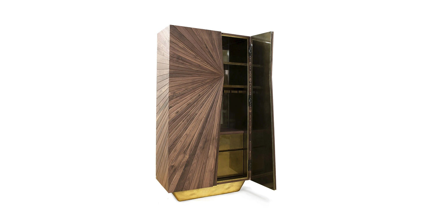 Alma De Luce Darvaza Wine Cabinet