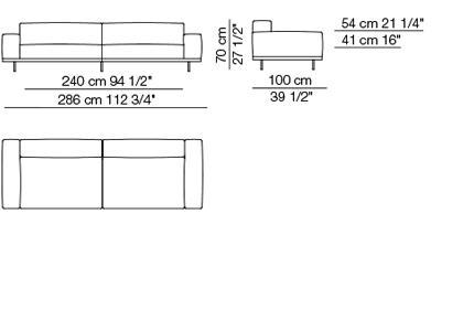 Arflex Naviglio Sofa