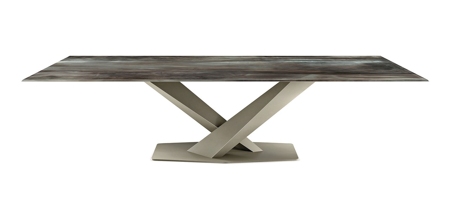 Cattelan Stratos Crystalart Dining Table