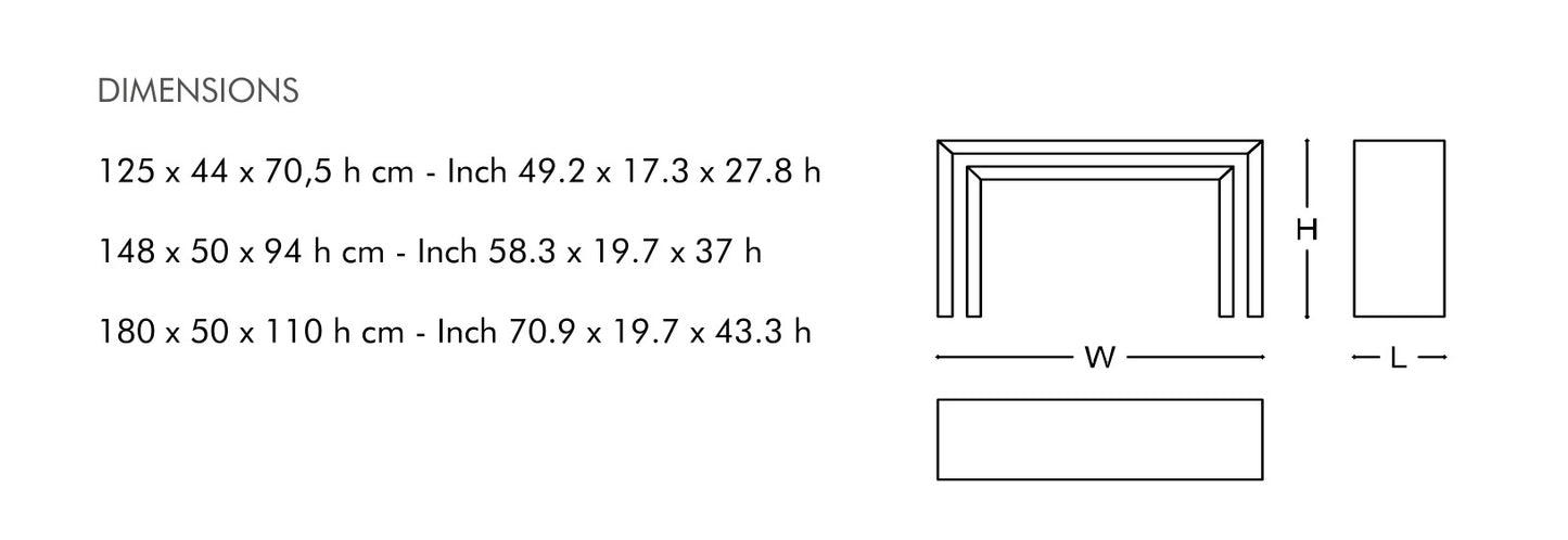 Armani Seine Console Table