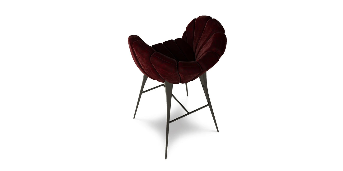 Alma De Luce Amasunzu Bar Chair