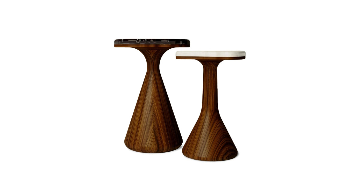 Alma De Luce Ginkgo Side Table