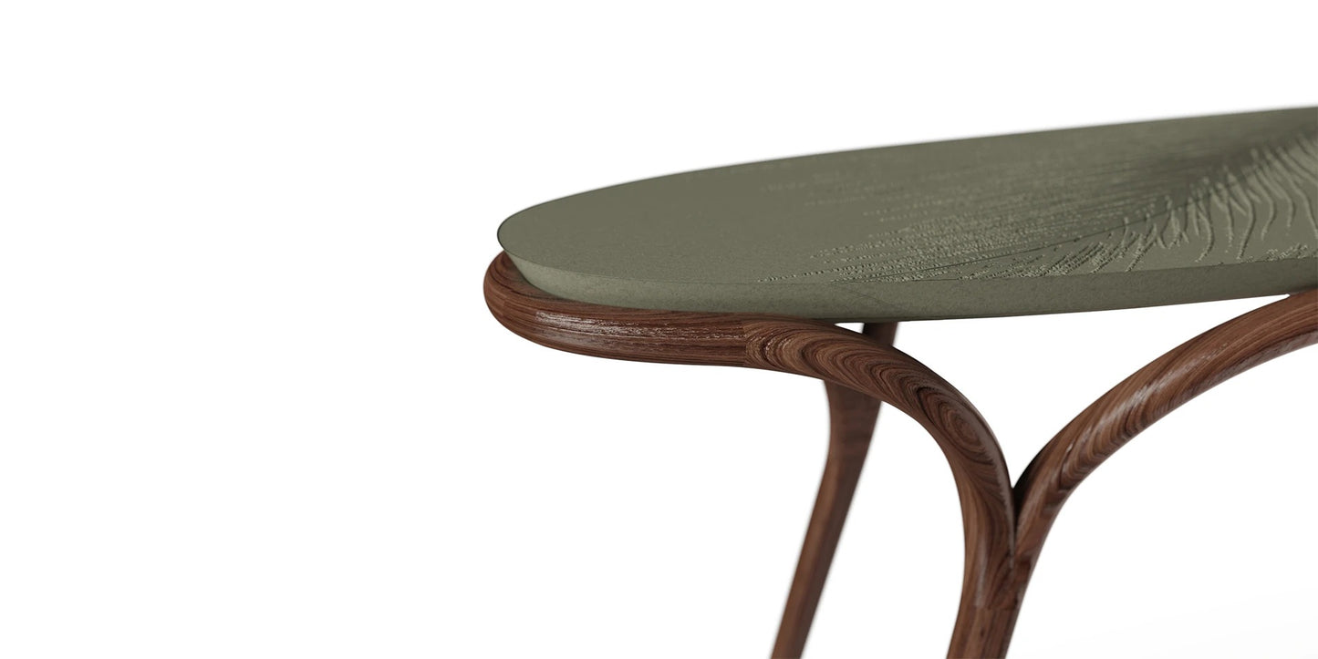 Alma De Luce Haoussa Console Table
