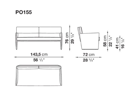 B&B Posa Sofa