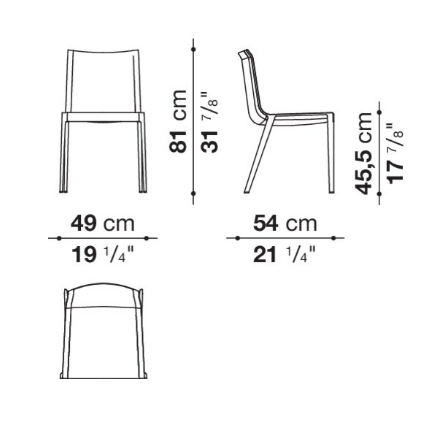 B&B Charlotte Dinning Chair