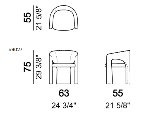 Arketipo Sienna Dining Chair