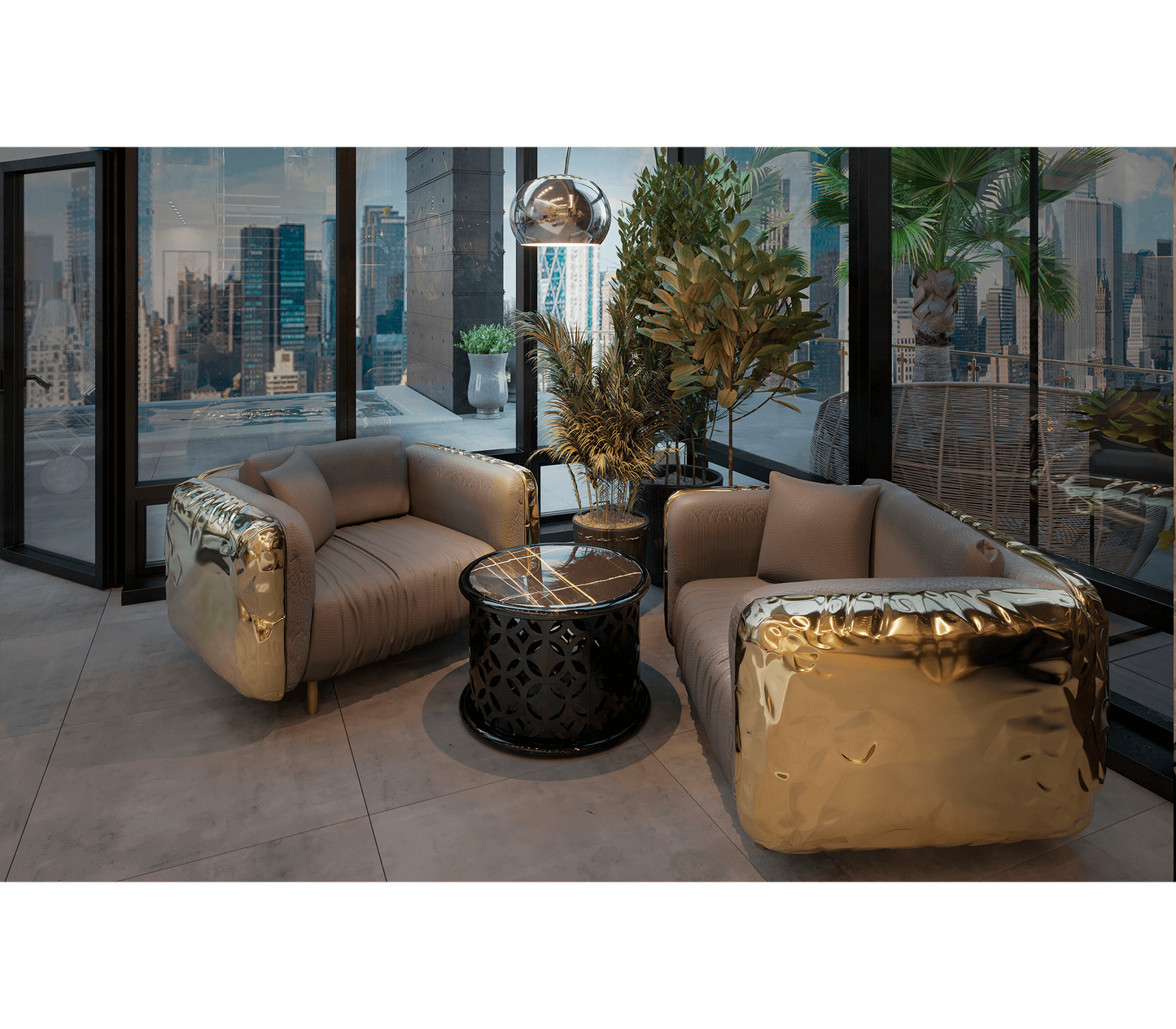 Boca Do Lobo Stone Coffee Table