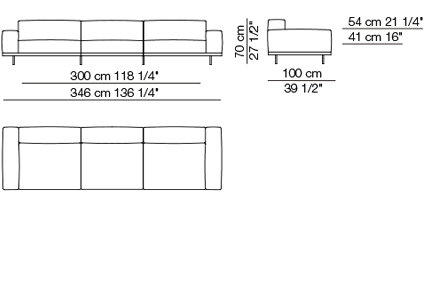 Arflex Naviglio Sofa