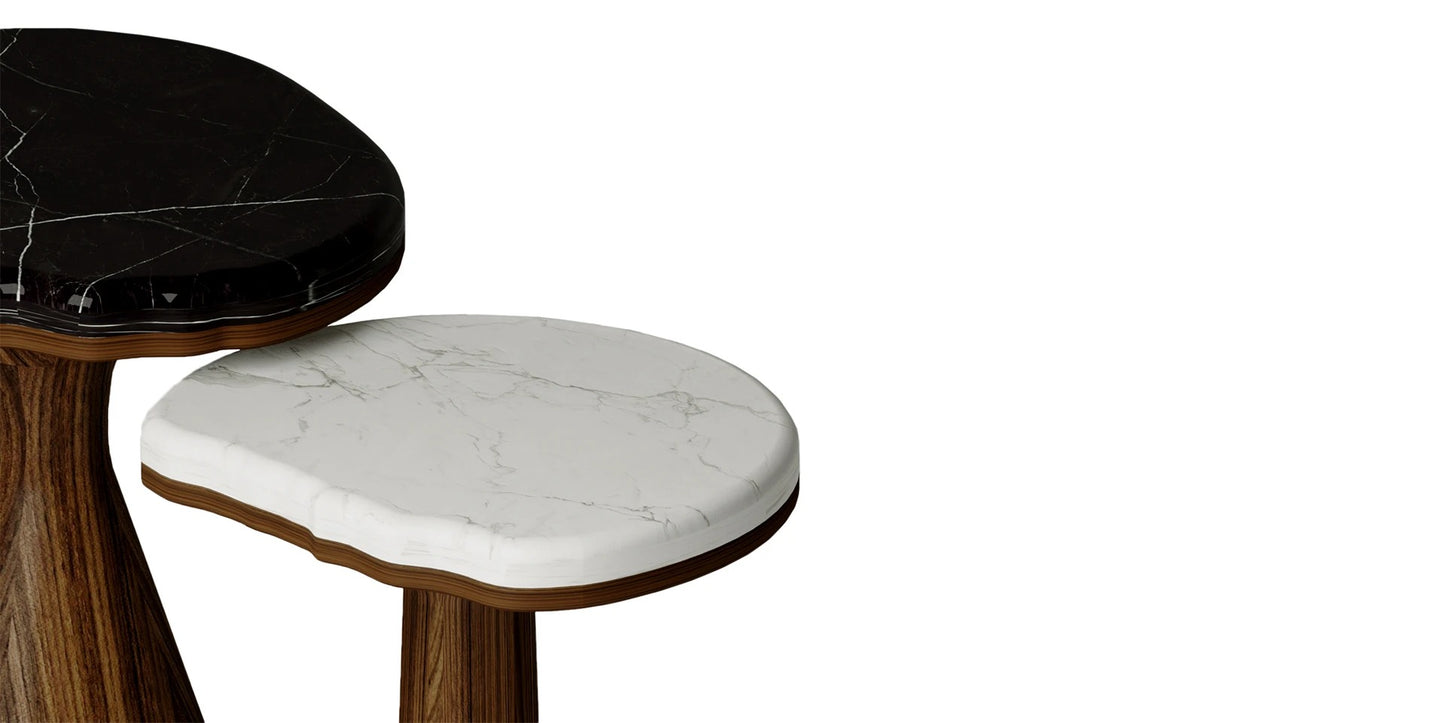 Alma De Luce Ginkgo Side Table