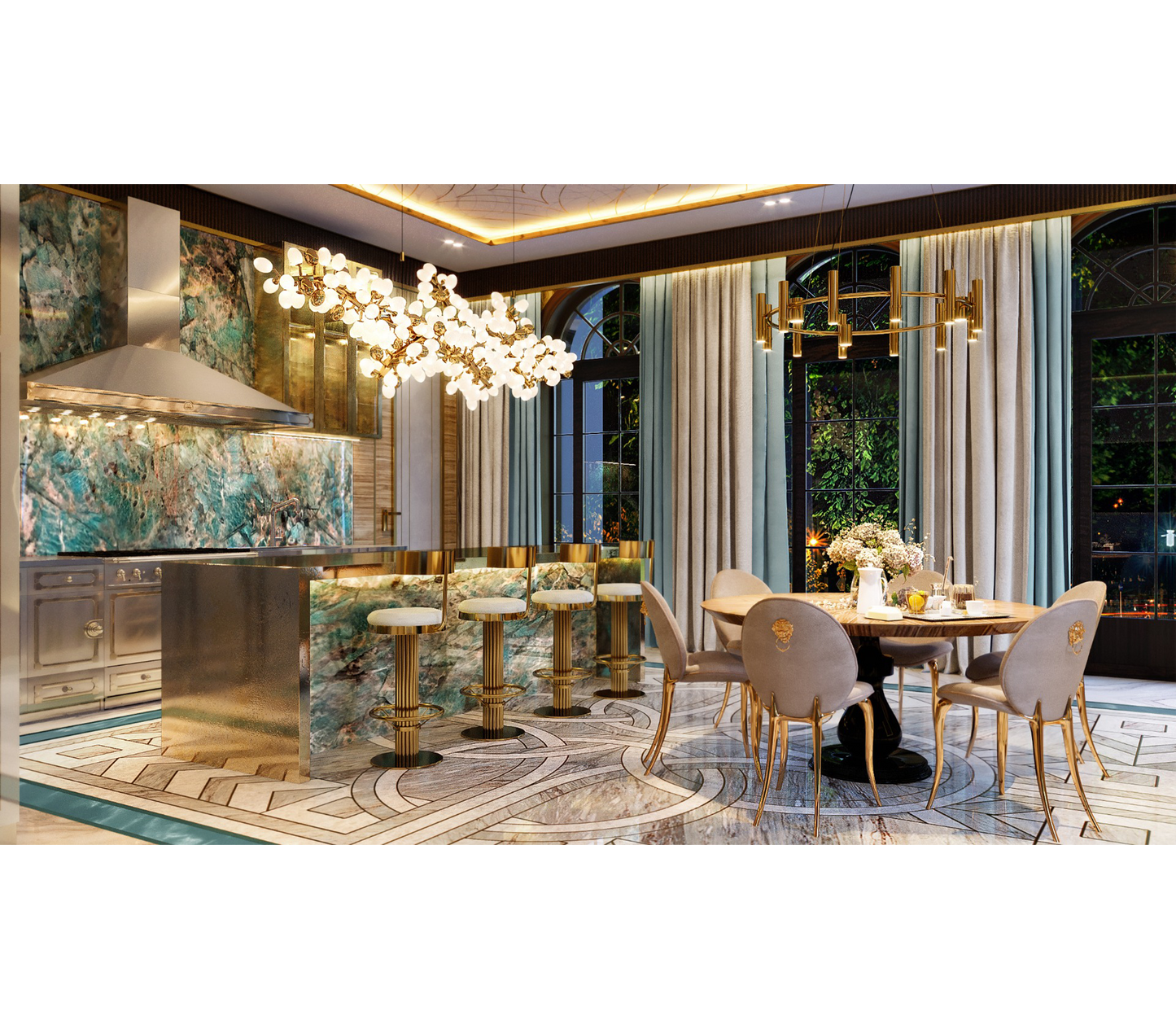 Boca Do Lobo Kelly Bar Chair