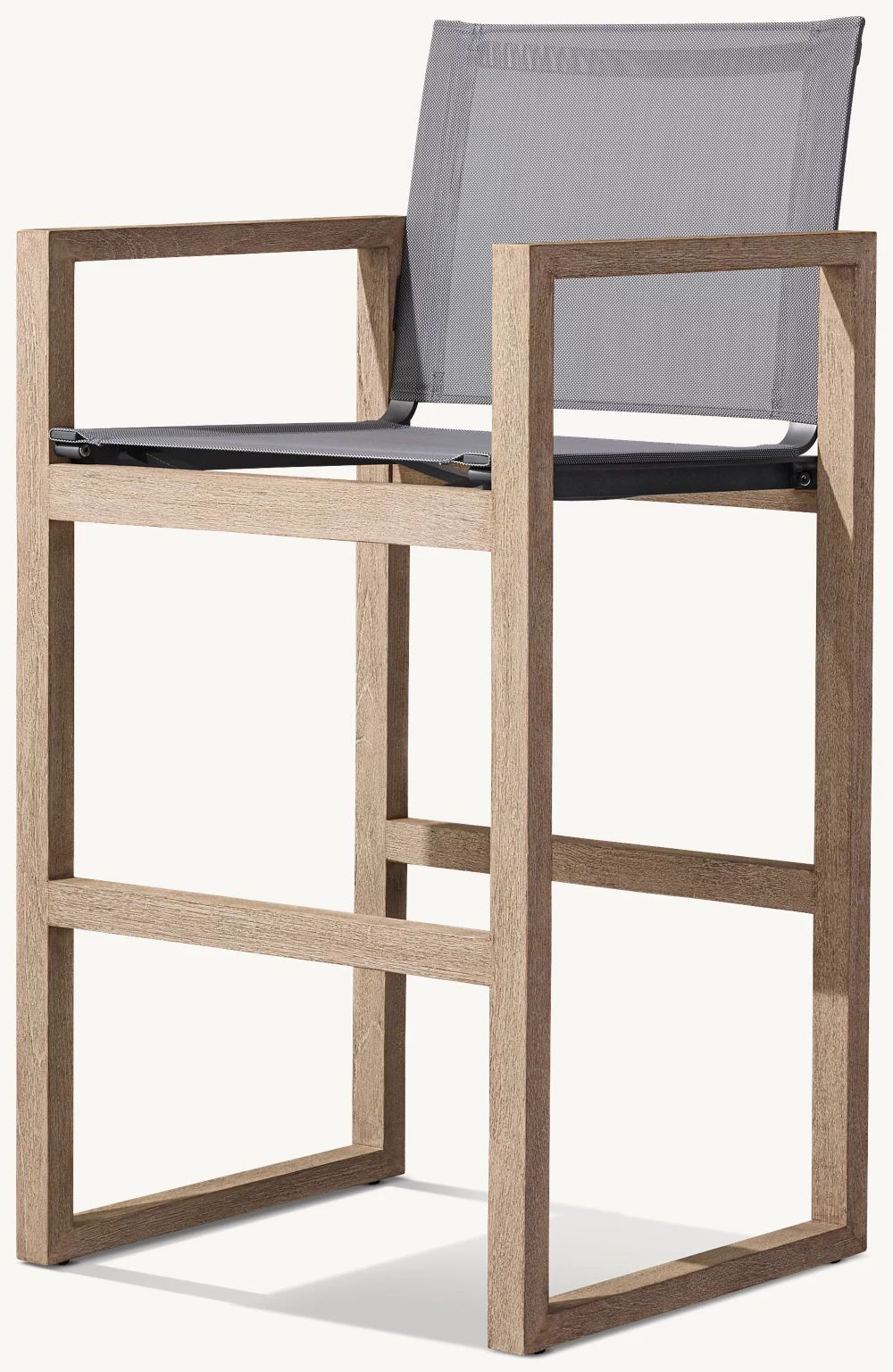 RH Aegean Mesh Bar & Counter Stool
