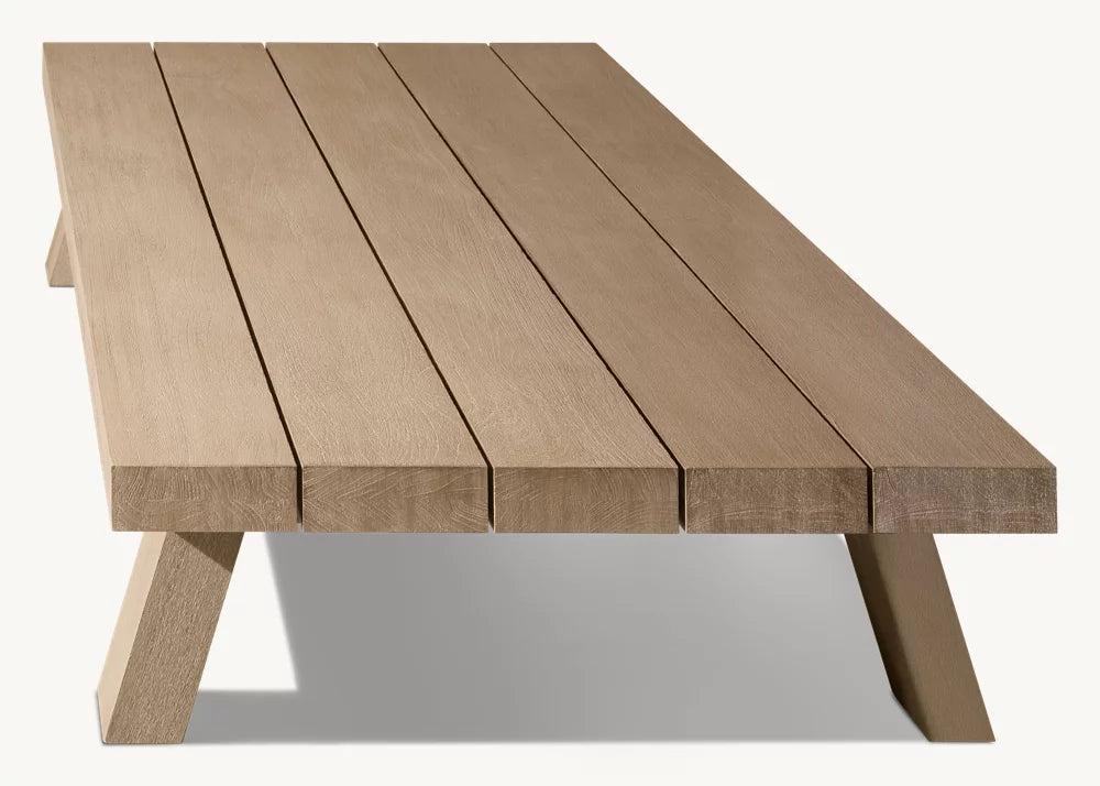 RH Merida Teak Rectangular Coffee Table