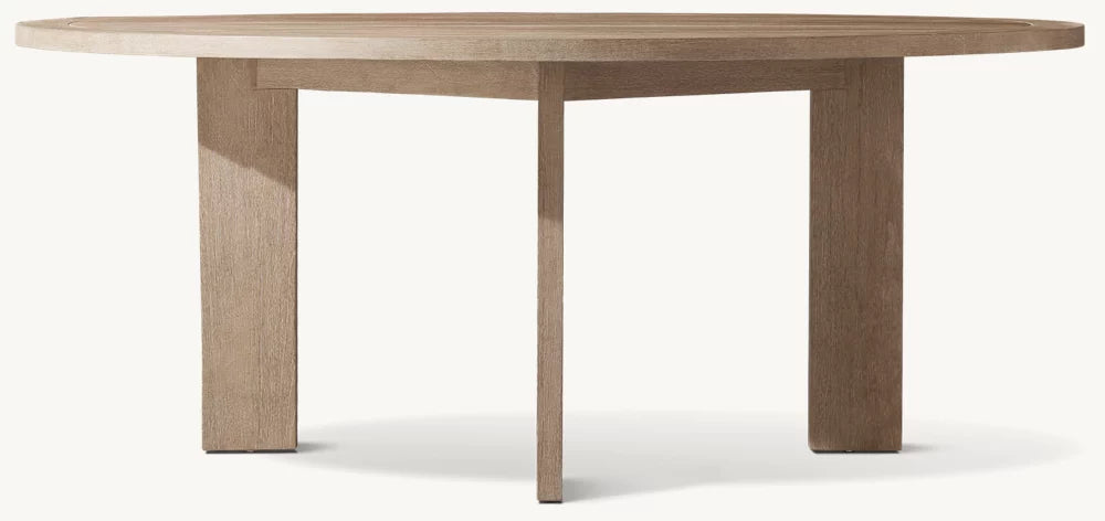RH Marbella Teak Round Dining Table
