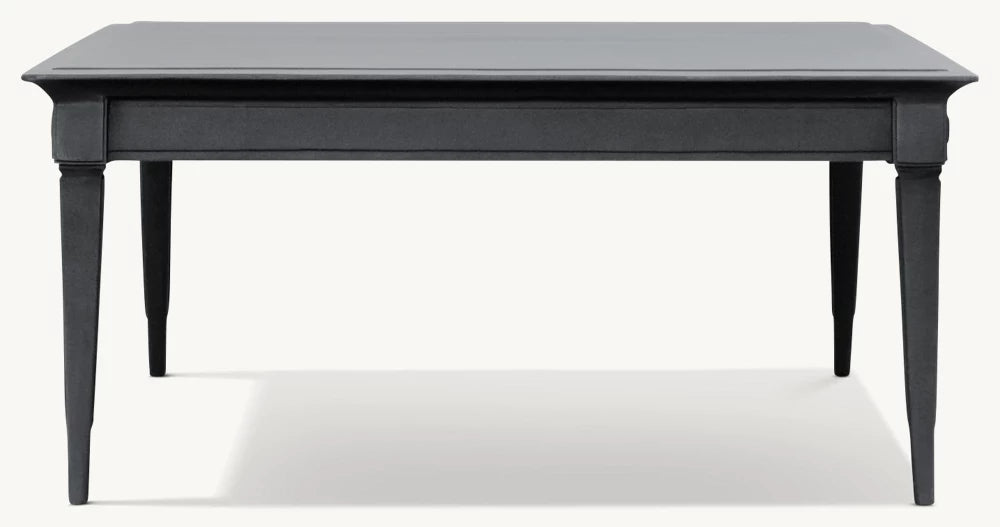 RH Klismos Cast Aluminum Rectangular Coffee Table