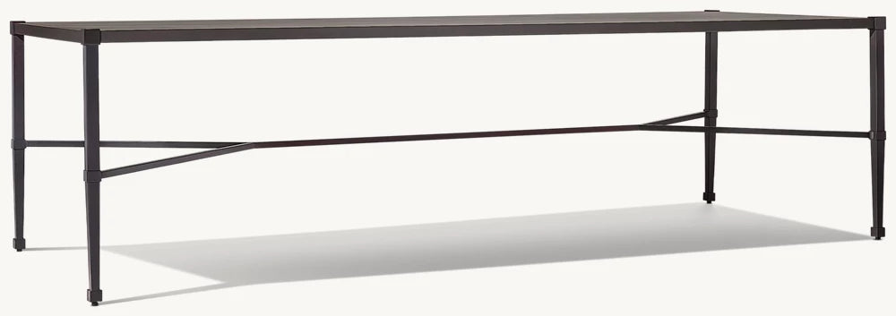 RH Trousdale Cast Aluminum Dining Table
