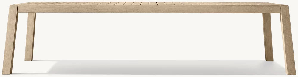 RH Bonaire Low Rectangular Dining Table