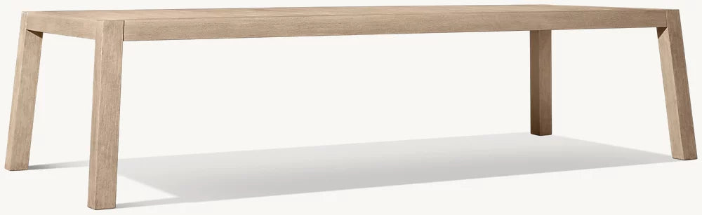 RH Bonaire Low Rectangular Dining Table