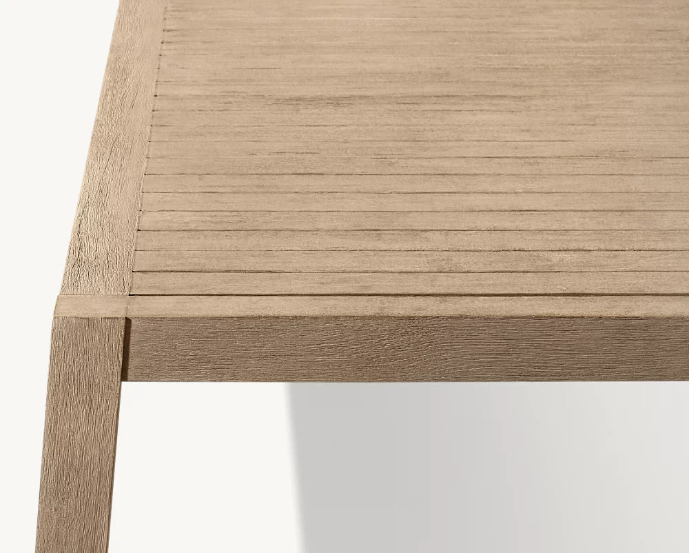 RH Bonaire Low Rectangular Dining Table