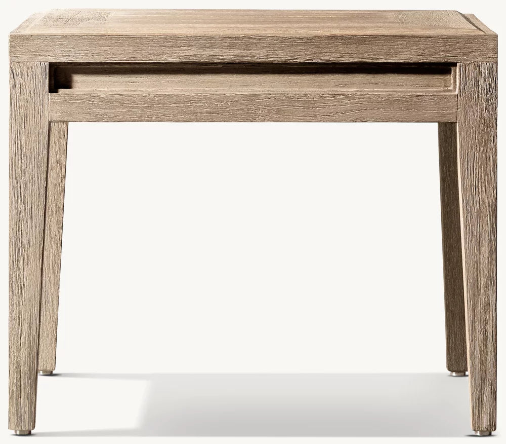 RH Greystone Square Side Table