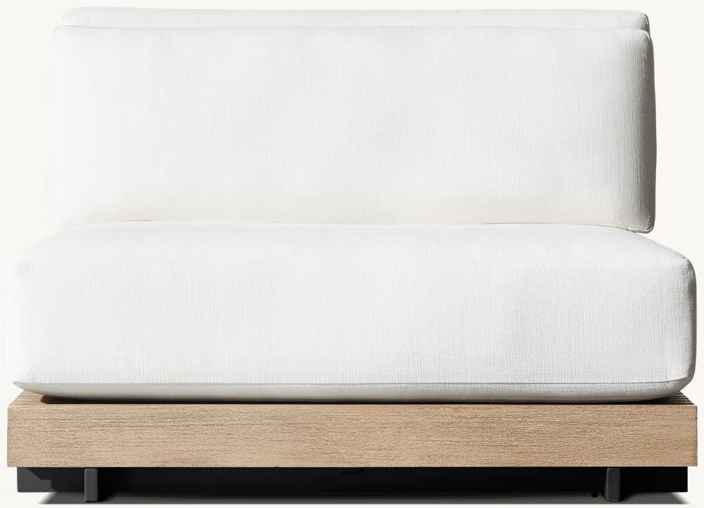 RH Caicos Modular Armless Lounge Chair