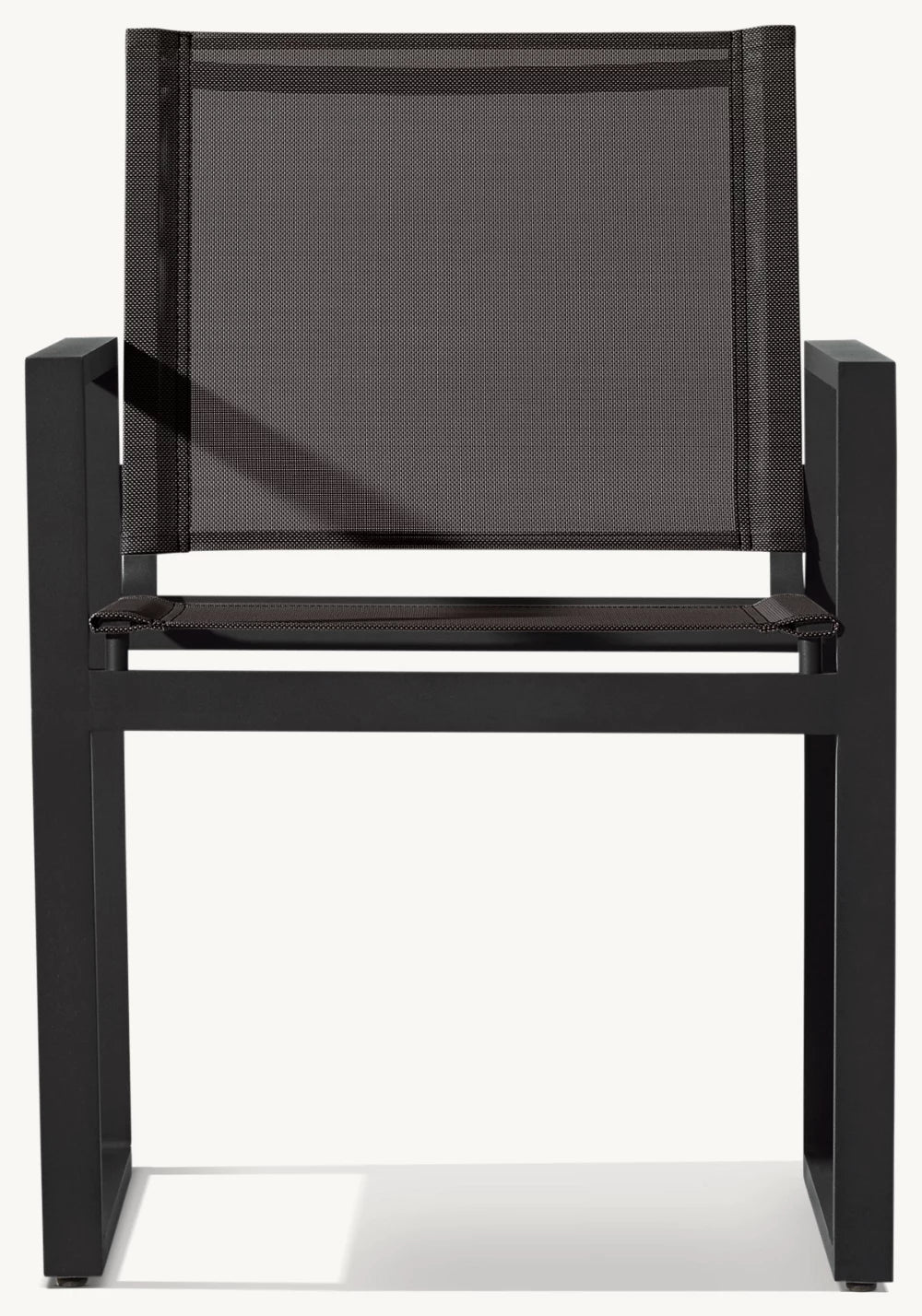 RH Aegean Teak/Aluminum & Mesh Dining Side Chair