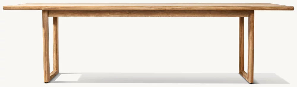 RH Mesa Teak Rectangular Dining Table