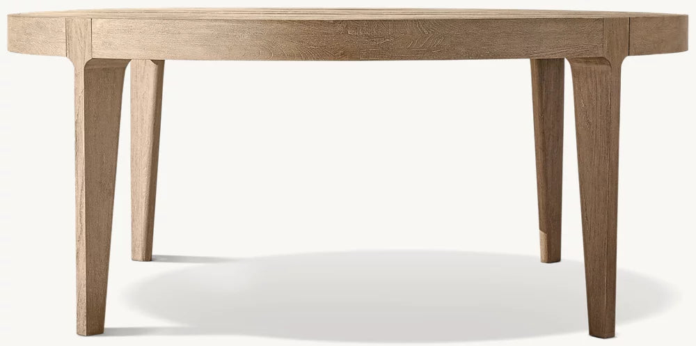RH Malta Teak Round Dining Table