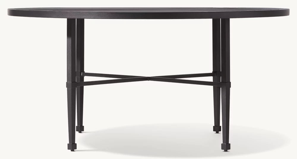 RH Trousdale Cast Aluminum Round Dining Table