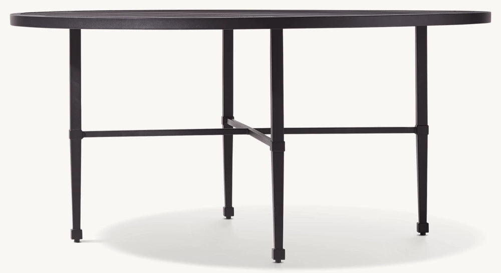 RH Trousdale Cast Aluminum Round Dining Table