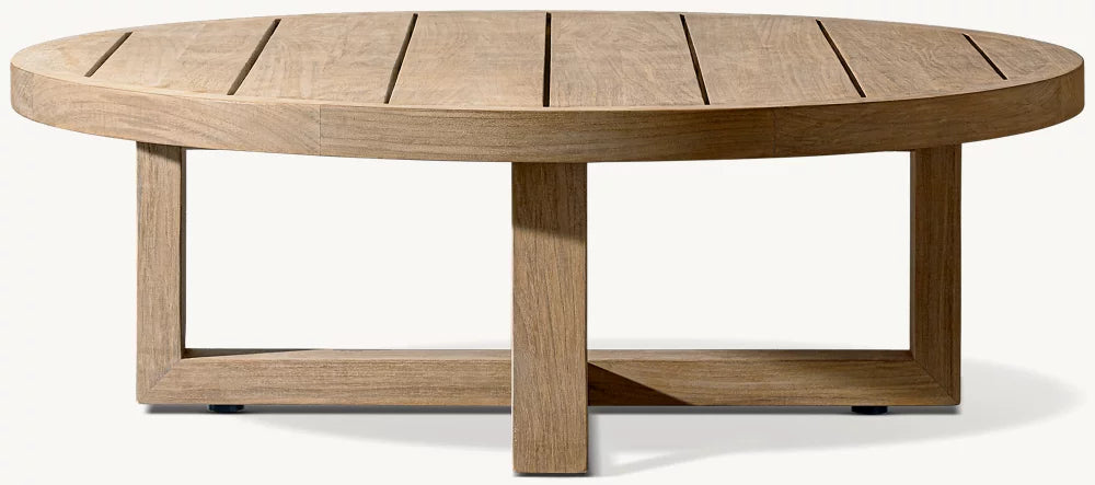 RH Aegean Round Coffee Table