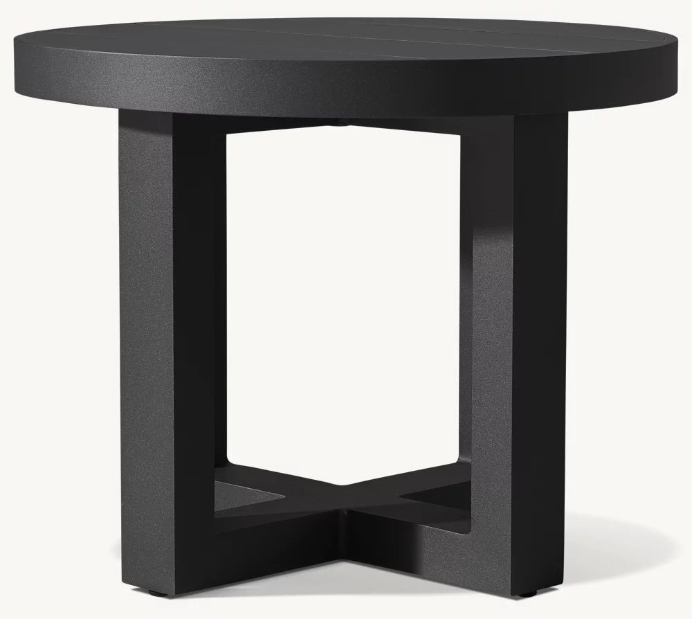 RH Aegean Teak Round Side Table