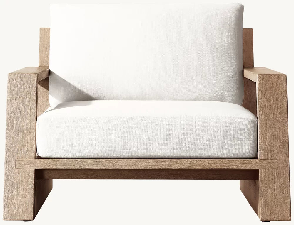 RH Tropea Teak Lounge Chair