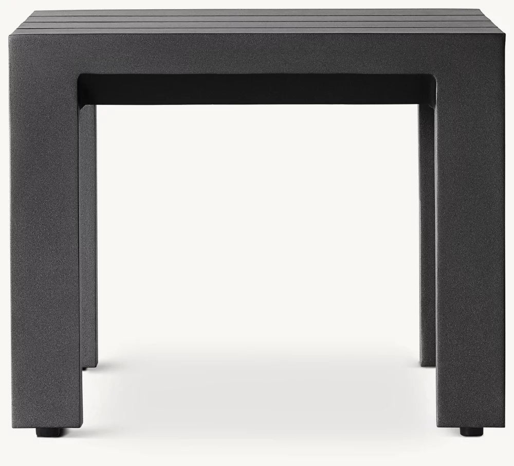 RH Rhodes Aluminum Square Side Table