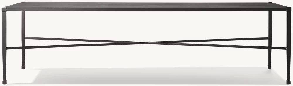 RH Trousdale Cast Aluminum Dining Table