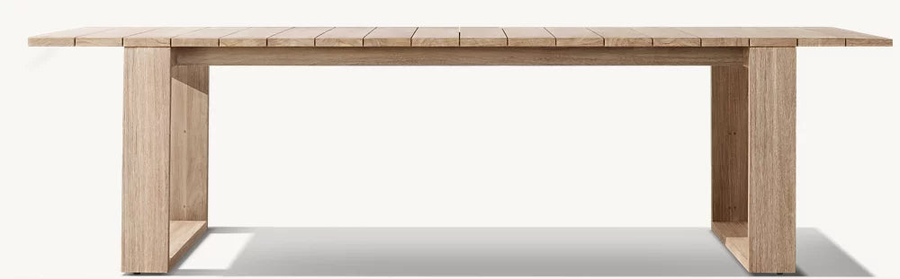 RH Bahia Teak Rectangular Dining Table