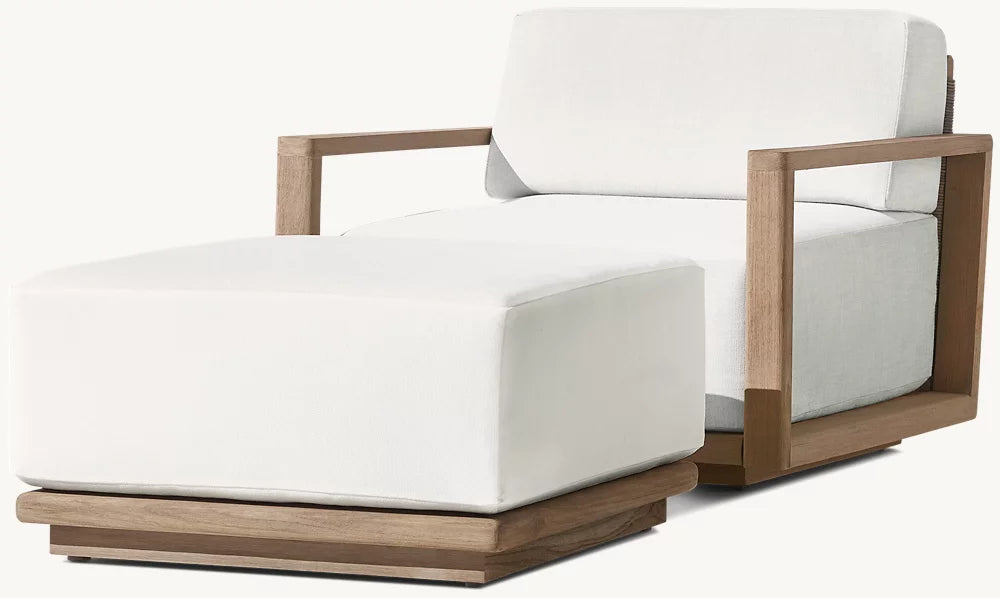 RH Belize Modular Ottoman