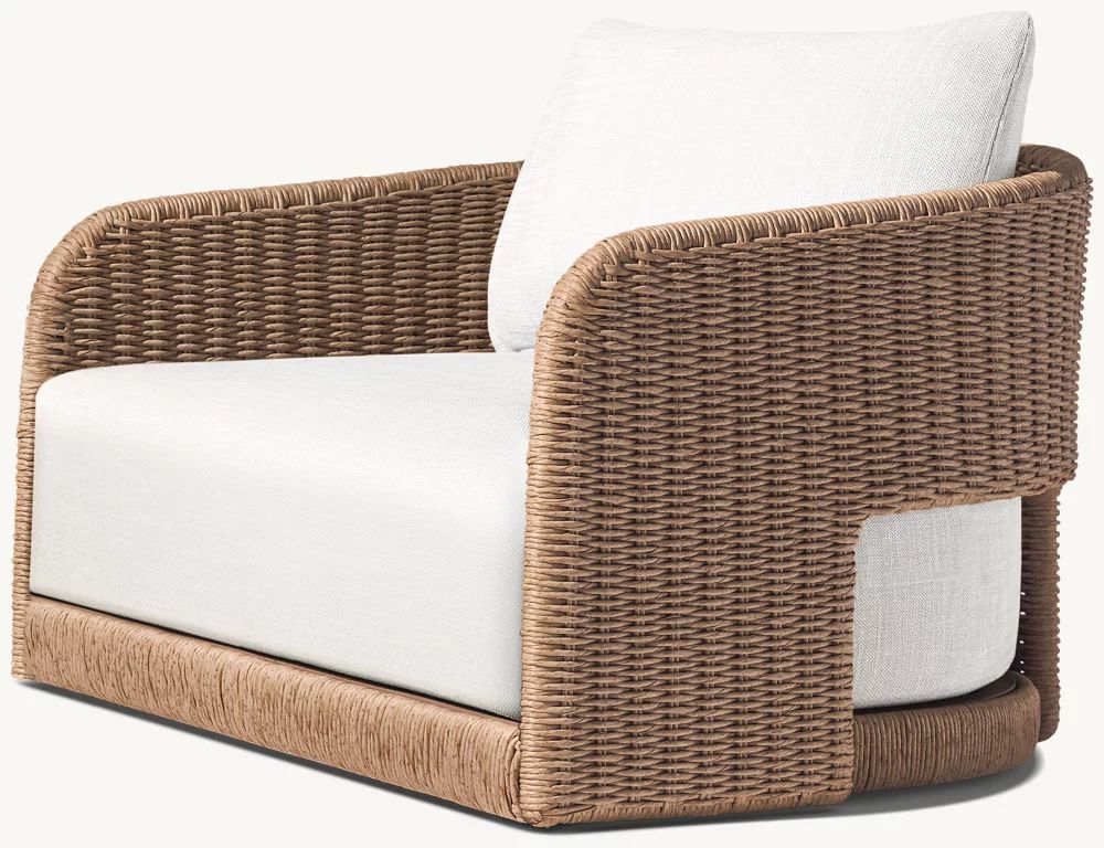 RH La Paz Swivel Lounge Chair