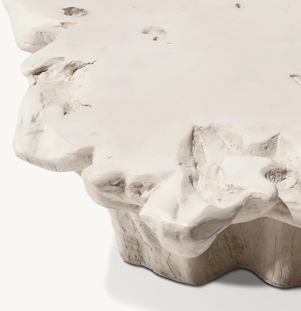 RH Malay Cast Concrete Coffee Table 53"